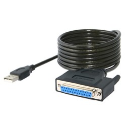 USB redukcja IEEE 1284, USB A M - DB25 F, do portu równoległego, EOL