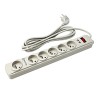 Powerton ENERGY PLUGIX, 3m, 6 gniazdek, biała, LED indikace, EOL