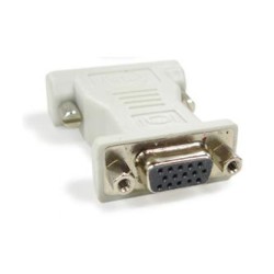 Video redukcja, DVI (12+5) M - VGA (D-sub) (F), biała