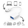 USB redukcja, (3.0), USB C (M) - USB A F, biała, Hewlett-Packard DHC-TC105