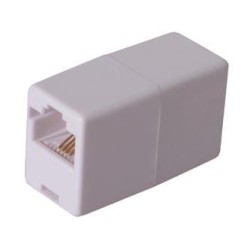 Złącze przewodów LAN, RJ45 F - RJ45 F, Logo niekrzyżowy