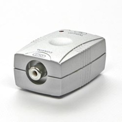 Konwerter audio sygnału cyfrowego, z optycznego na koncentryczny, TOSLINK F - CINCH F, z zasilaczem DC, EOL