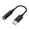 USB/Audio adapter, USB C (M) - Jack (3,5mm) F, stereo, czarna, Genius ACC-C100