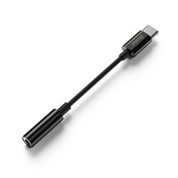 USB/Audio adapter, USB C (M) - Jack (3,5mm) F, stereo, czarna, Genius ACC-C100