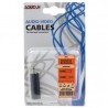 Audio redukcja, Jack (3,5mm) M - Jack (6.3mm) F, stereo, czarna, Logo blister, EOL