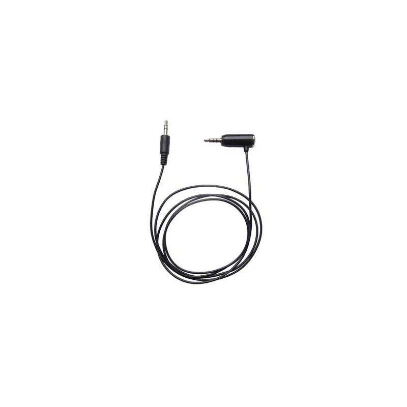 Audio Hands free kabel, Jack (3.5mm) M 4-polowy - Jack (3,5mm) M, 1.2 m, stereo, czarny, do iPhone/iPad 38588, EOL