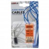 Audio redukcja, Jack (6.3mm) M - Jack (3,5mm) F, stereo, czarna, Logo blister, EOL