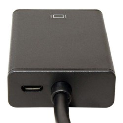 Video adapter, VGA (D-sub) (M) + audio jack (3.5mm) (M) - HDMI F, HDMI 1.3 - Standard, czarna, Logo blister, EOL