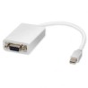 Video adapter, mini DisplayPort (M) - VGA (D-sub) (F), biała, EOL