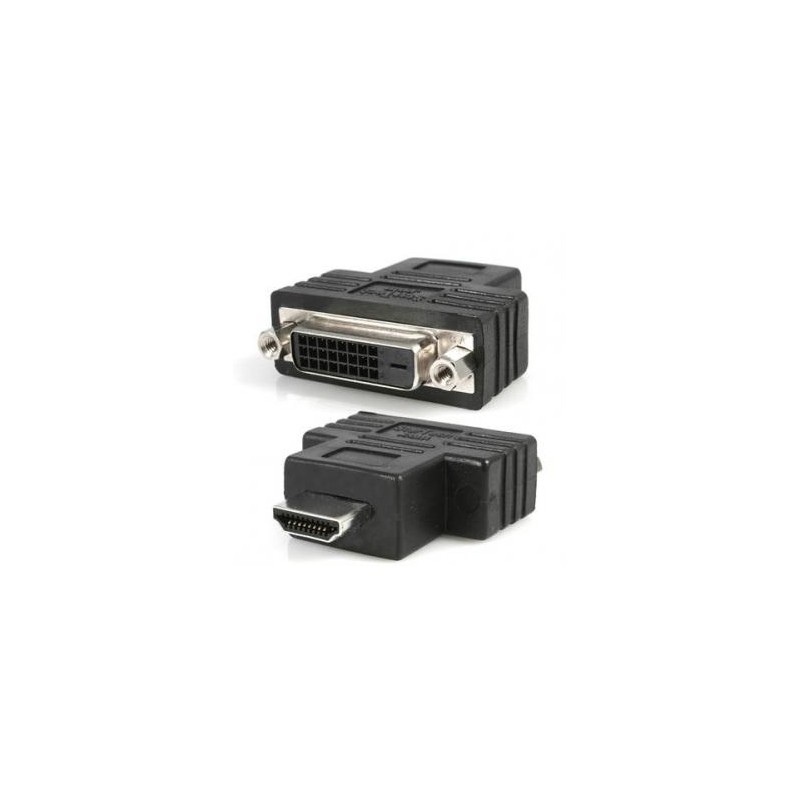 Video redukcja, HDMI M - DVI (24+1) F, czarna, Logo, EOL