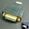 Video redukcja, HDMI M - DVI (24+1) F, czarna, Logo, EOL