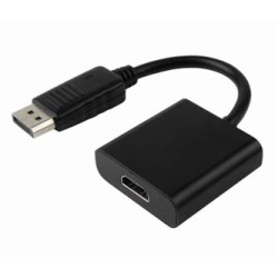 Video redukcja, DisplayPort M - HDMI F, HDMI 1.3 - Standard, czarna, Logo blister