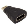 Video redukcja, mini HDMI (M) - HDMI F, czarna