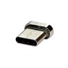 USB końcówka, USB C (M) - połączenie magnetyczne, srebrna, do użytku z kablem magnetycznym, EOL