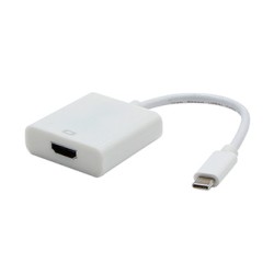 USB/Video adapter, DP Alt Mode, USB C (M) - HDMI F, biały, plastic bag 4K2K@30Hz, EOL