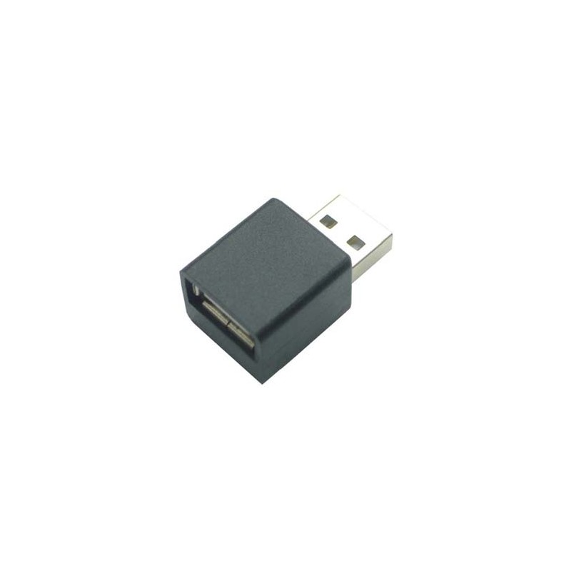 USB redukcja, (2.0), USB A M - USB A F, czarna, redukcja do ładowania  iPad-a 33760, EOL