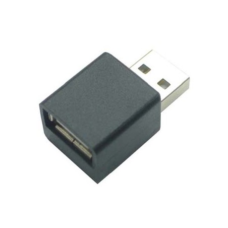 USB redukcja, (2.0), USB A M - USB A F, czarna, redukcja do ładowania  iPad-a 33760, EOL