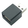 USB redukcja, (2.0), USB A M - USB A F, czarna, redukcja do ładowania  iPad-a 33760, EOL