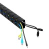 Powerton ERGO GANSO PRO Organizer kabli, czarno-niebieski