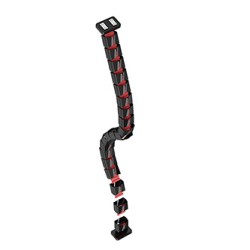 Powerton ERGO GANSO PRO Organizer kabli, czarno-czerwony