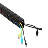 Powerton ERGO GANSO PRO Organizer kabli, czarno-czerwony