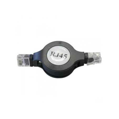 Przewód LAN UTP patchcord, Cat.5e, RJ45 M - RJ45 M, 1.2 m, nieekranowany, nawijany, czarny, Logo LOGO bag