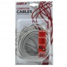 Przewód LAN UTP patchcord, Cat.5e, RJ45 M - RJ45 M, 5 m, nieekranowany, szary, Logo blister