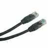 Przewód LAN UTP patchcord, Cat.5e, RJ45 M - RJ45 M, 5 m, nieekranowany, czarny, economy