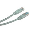 Przewód LAN UTP patchcord, Cat.5e, RJ45 M - RJ45 M, 7 m, nieekranowany, szary, Logo