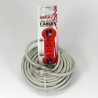 Przewód LAN UTP patchcord, Cat.5e, RJ45 M - RJ45 M, 7 m, nieekranowany, szary, Logo
