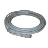 Przewód LAN FTP patchcord, Cat.5e, RJ45 M - RJ45 M, 7 m, chroniony, szary, economy, EOL