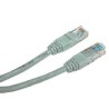 Przewód LAN UTP crossover patchcord, Cat.5e, RJ45 M - RJ45 M, 7 m, nieekranowany, krzyżowy, szary, do połączenia 2 PC economy, E