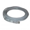 Przewód LAN UTP crossover patchcord, Cat.5e, RJ45 M - RJ45 M, 10 m, nieekranowany, krzyżowy, szary, do połączenia 2 PC Logo blis