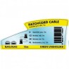 Przewód LAN UTP patchcord, Cat.5e, RJ45 M - RJ45 M, 15 m, nieekranowany, szary, Logo LOGO bag