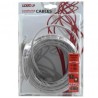 Przewód LAN UTP patchcord, Cat.5e, RJ45 M - RJ45 M, 15 m, nieekranowany, szary, Logo blister, EOL