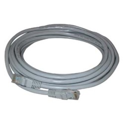 Przewód LAN FTP patchcord, Cat.5e, RJ45 M - RJ45 M, 20 m, chroniony, szary, economy, EOL