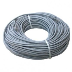 Przewód LAN UTP patchcord, Cat.5e, RJ45 M - RJ45 M, 50 m, nieekranowany, szary, economy