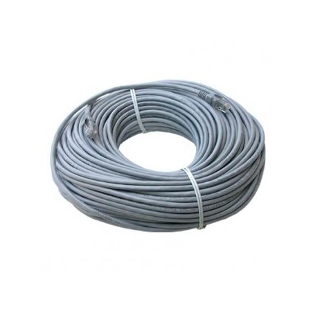 Przewód LAN UTP patchcord, Cat.5e, RJ45 M - RJ45 M, 50 m, nieekranowany, szary, economy
