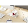 Cubenest - PowerCube, 0.1m, Original USB PD 20W, A+C, czerwona, POWERCUBE, 4 gniazda, USB A+C, Power Delivery 20W