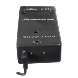 Przewód zasilania rezerwowego EASY-OFF 230V z włączeniem zdalnego sterowania, CEE7 (widelec) - gniazdo 4x, Max. 2300W, czarny, z