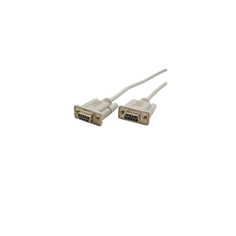 Kabel do transmisji danych szeregowy, DB9 samice - DB9 samice, 2 m, LAPLINK, szary, opakowanie bulk, EOL