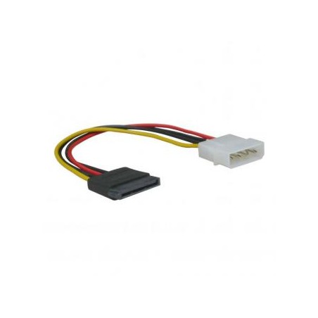 Kabel k HDD/SSD/DVD/BD zasilanie wewnętrzny, DC SATA - DC 5,25", 0.2 m, Logo blister
