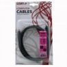 FireWire kabel IEEE 1394, 2 m, czarny, Logo blister