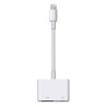 Redukcja Apple Przejściówka ze złącza Lightning na cyfrowe AV 3-port, MD826ZM/A, biała, 16.1, Apple, Lightning M, Lightning F, 1