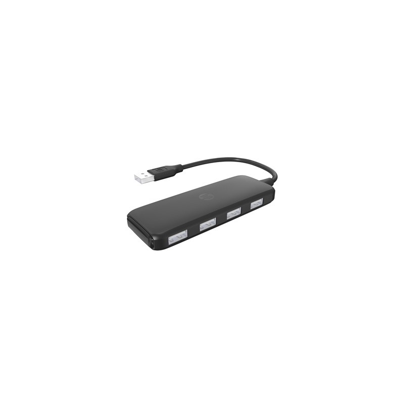 USB (2.0) hub 4-port, DHC-CT110C, czarny, Hewlett-Packard