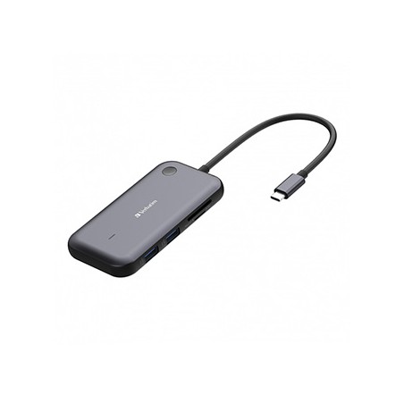 Bezprzewodowy adapter USB-C z koncentratorem WDA01 Share My Screen 1080p 32146, czarny, długość przewodu 15cm, Verbatim