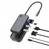 Bezprzewodowy adapter USB-C z koncentratorem WDA01 Share My Screen 1080p 32146, czarny, długość przewodu 15cm, Verbatim
