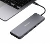 USB (3.2) hub 13-port, 32153, szary, długość przewodu 20 cm, Verbatim, 2x USB C, 6x USB A, 2x HDMI