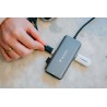 USB-C Hub wieloportowy 6-port, 32157, szary, długość kabla 18,8 cm, Verbatim, USB-C PD, USB-A 3.2 Gen 1, USB-A 2.0, SD a microSD