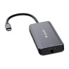 USB-C Hub wieloportowy 6-port, 32157, szary, długość kabla 18,8 cm, Verbatim, USB-C PD, USB-A 3.2 Gen 1, USB-A 2.0, SD a microSD